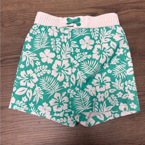 2T Wonder Nation Green & White Rashguard Swim Set, exclt cdtn, 15% off w 2+ bdle - Picture 4 of 7